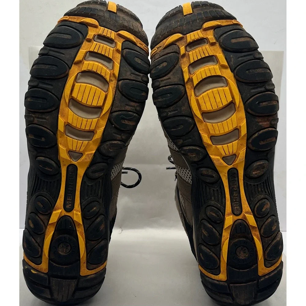 Merrell Alverstone Mid Waterproof‎ Hiking Boots Mens 14 Brown Black J50829